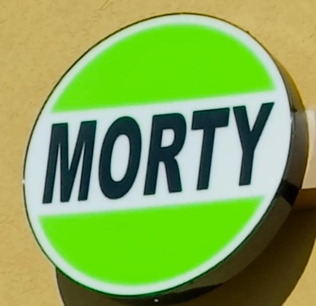 Morty Tobacco sign